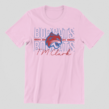 YOUTH GIRLY BOBCATS TEE