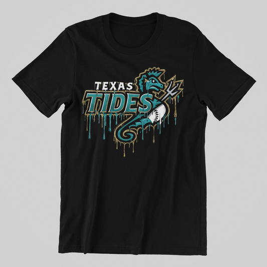 TEXAS TIDES DRIP TEE