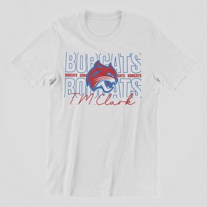 YOUTH GIRLY BOBCATS TEE