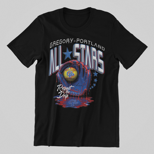 ALL STARS SOFTBALL GLOVE DRIP TEE