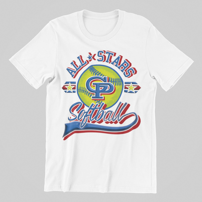 ALL STARS SOFTBALL RETRO TEE