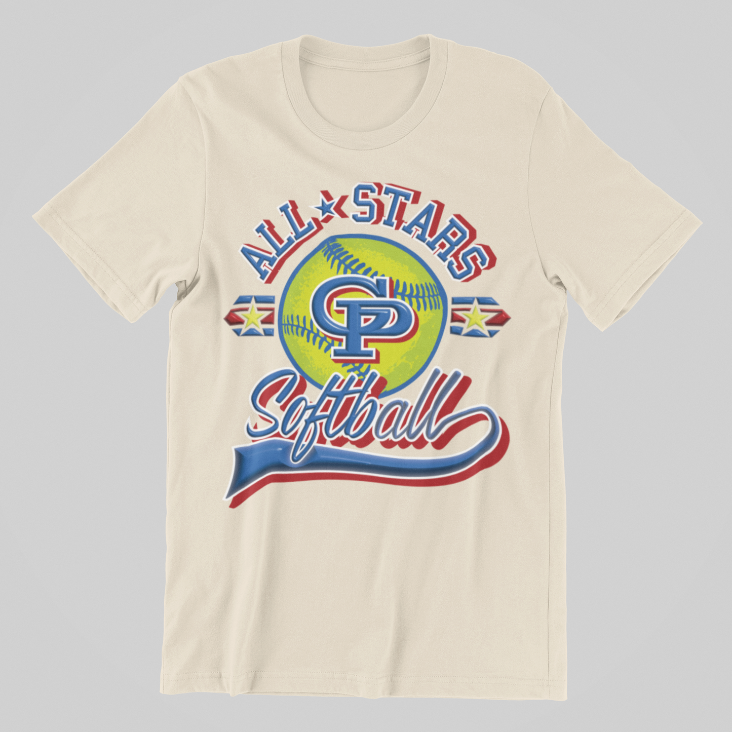 ALL STARS SOFTBALL RETRO TEE