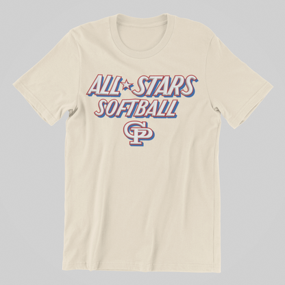 ALL STARS SOFTBALL SIMPLE TEE