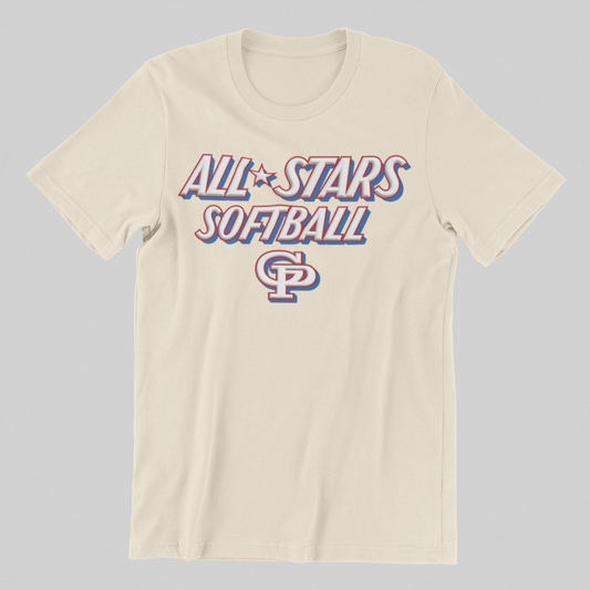ALL STARS SOFTBALL SIMPLE TEE