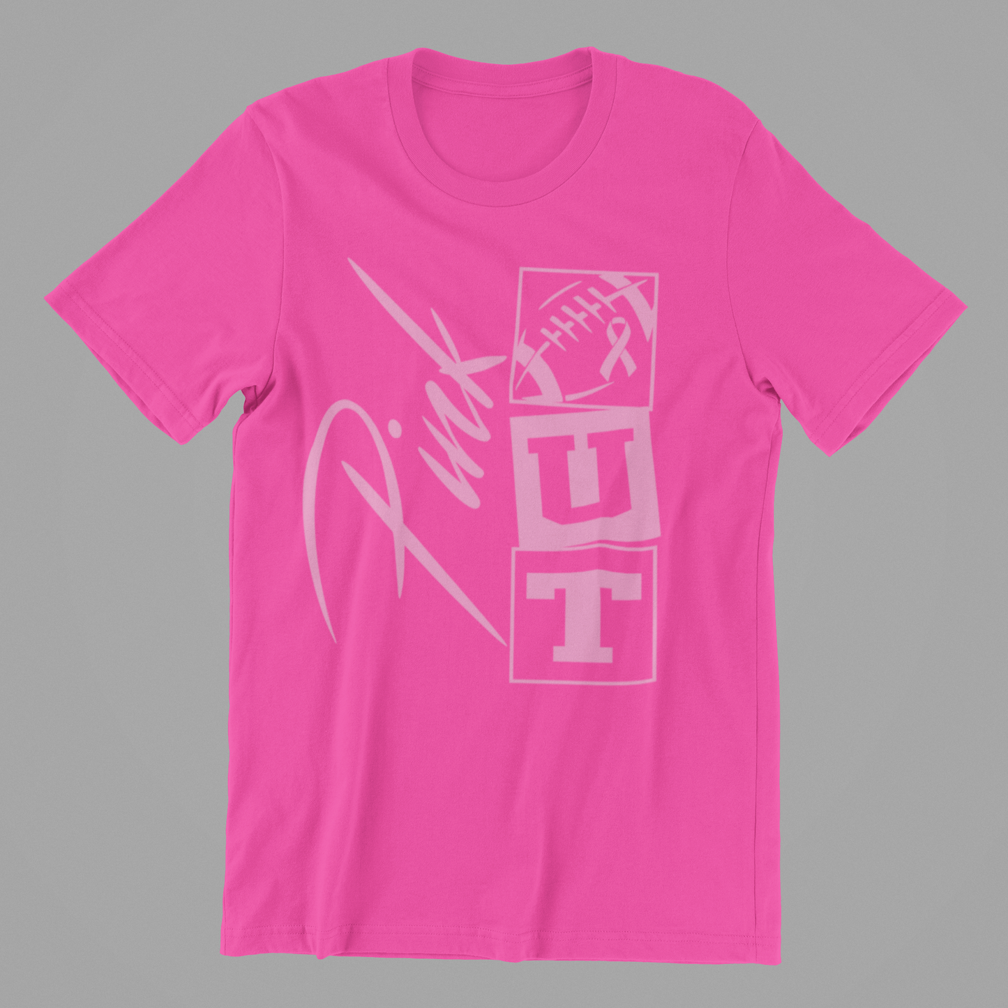 YOUTH PINK OUT BLOCK TEE