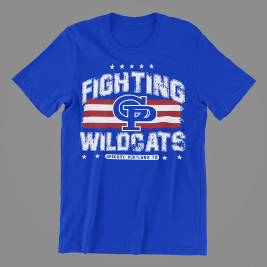 WEATHERED FIGHTING WILDCATS TEE