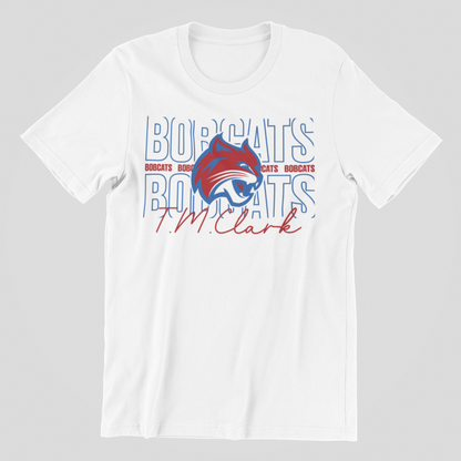 YOUTH GIRLY BOBCATS TEE