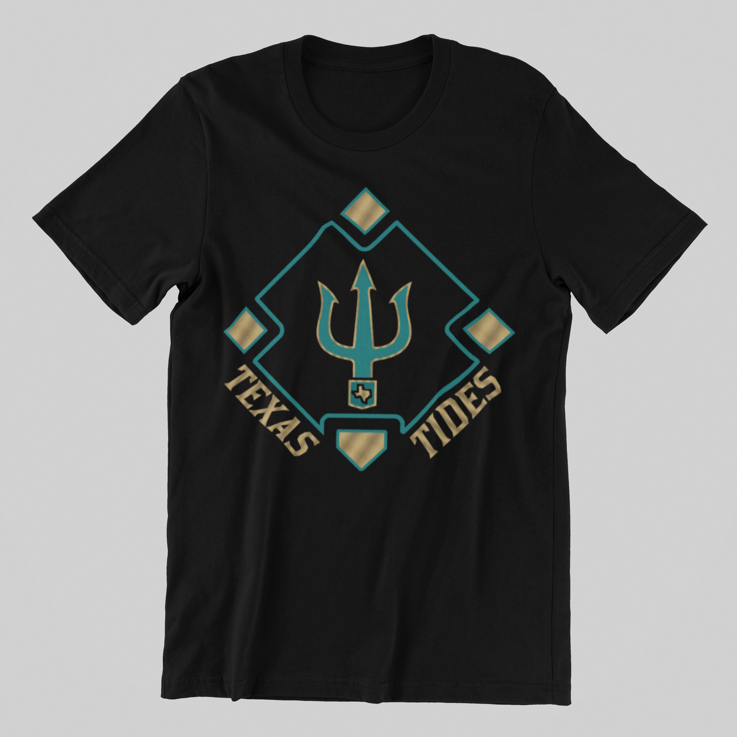 TX TIDES DIAMOND TRIDENT TEE