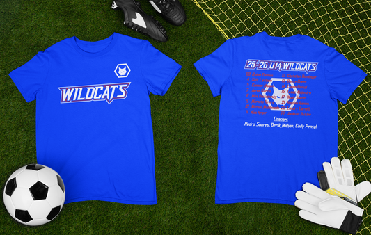 WILDCATS u14 BOYS SOCCER TEE