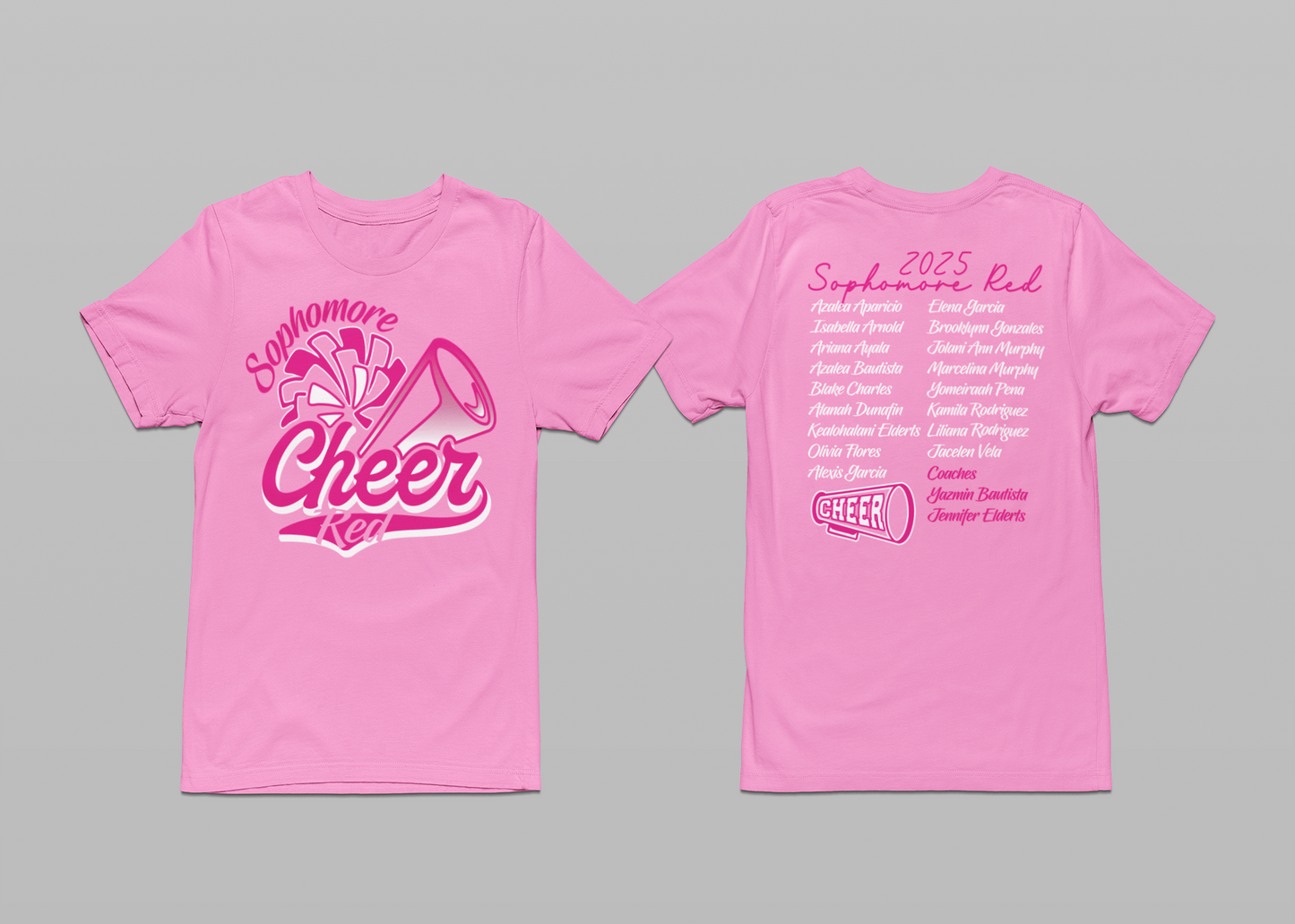 PINK OUT SOPHOMORE RED TEAM