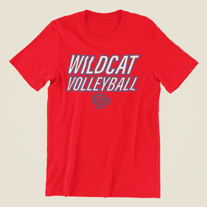 YOUTH WILDCAT VOLLEYBALL TEE