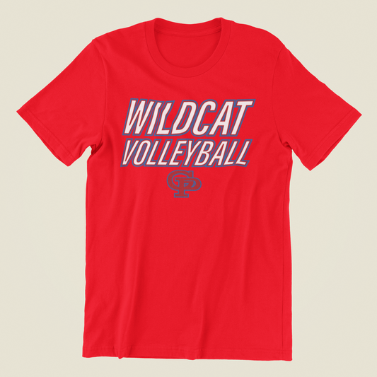 YOUTH WILDCAT VOLLEYBALL TEE
